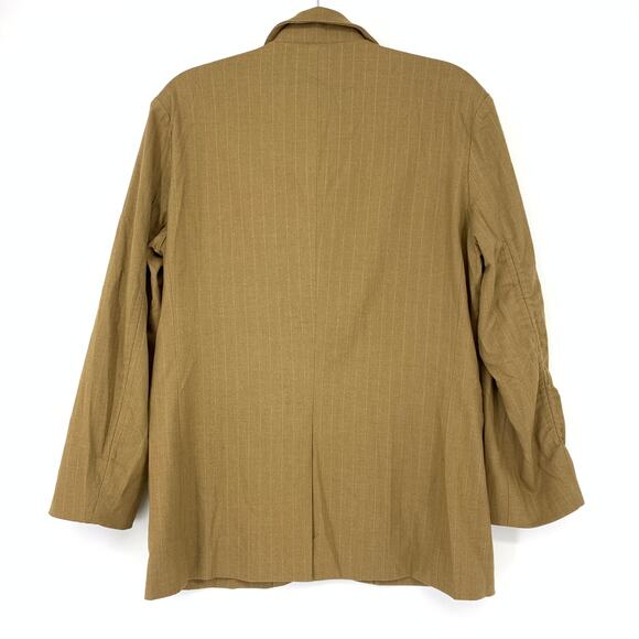 Heartloom Women's Size Small Sawyer Blazer In Scotch Pinstripe Tan NWT - Picture 2 of 7